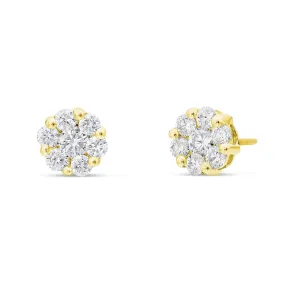 14k Gold .50ct Diamond Stud Earrings