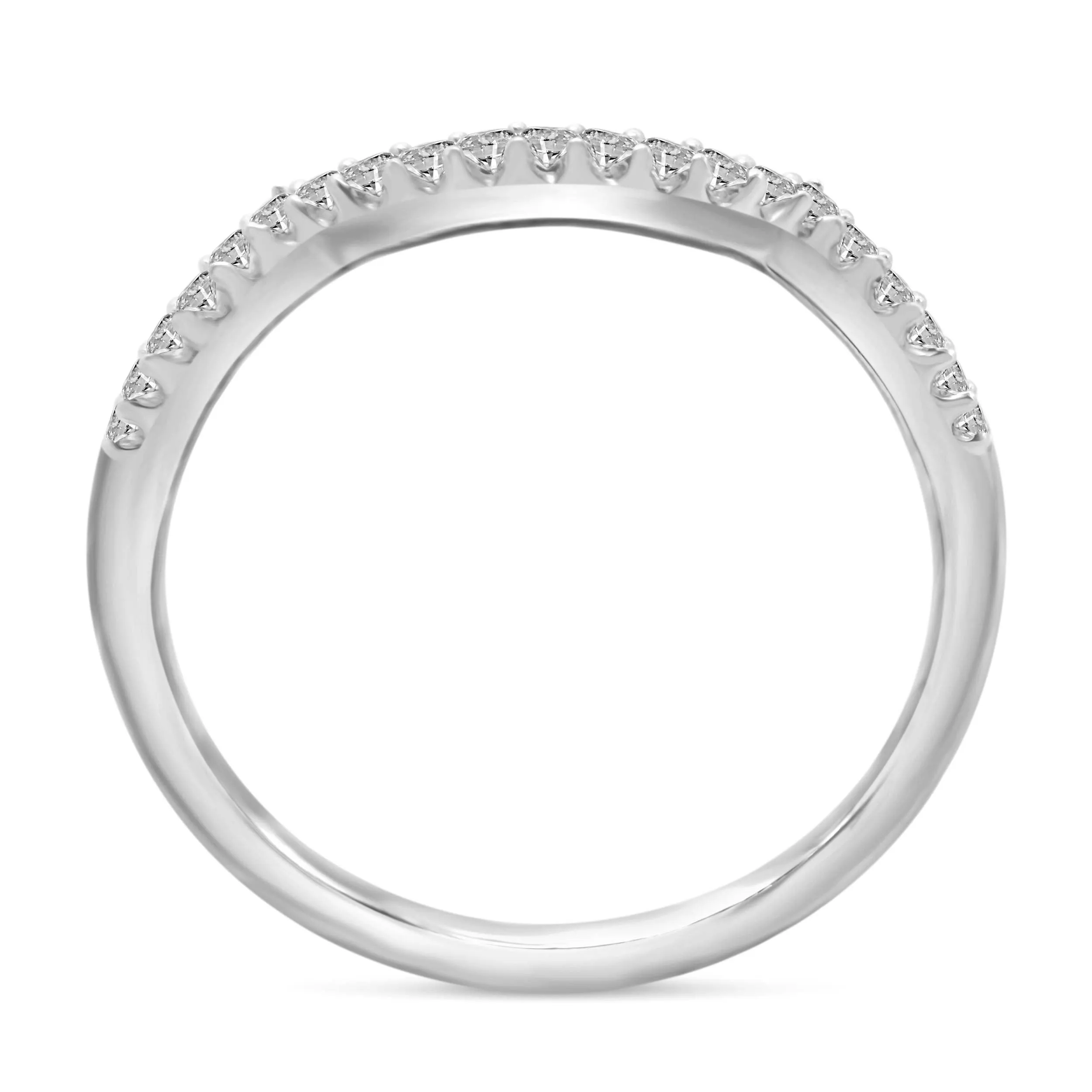 3/8 Cttw  (I2 Clarity) Diamond Infinity Cushion Engagement Wedding Bridal Ring & Band in 10K Gold
