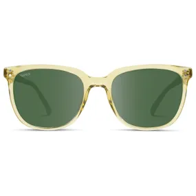 ABNER Unisex Polarized Sunglasses in Champagne Crystal by WMP Eyewear