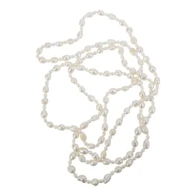 Alternating Baroque Pearl Necklace