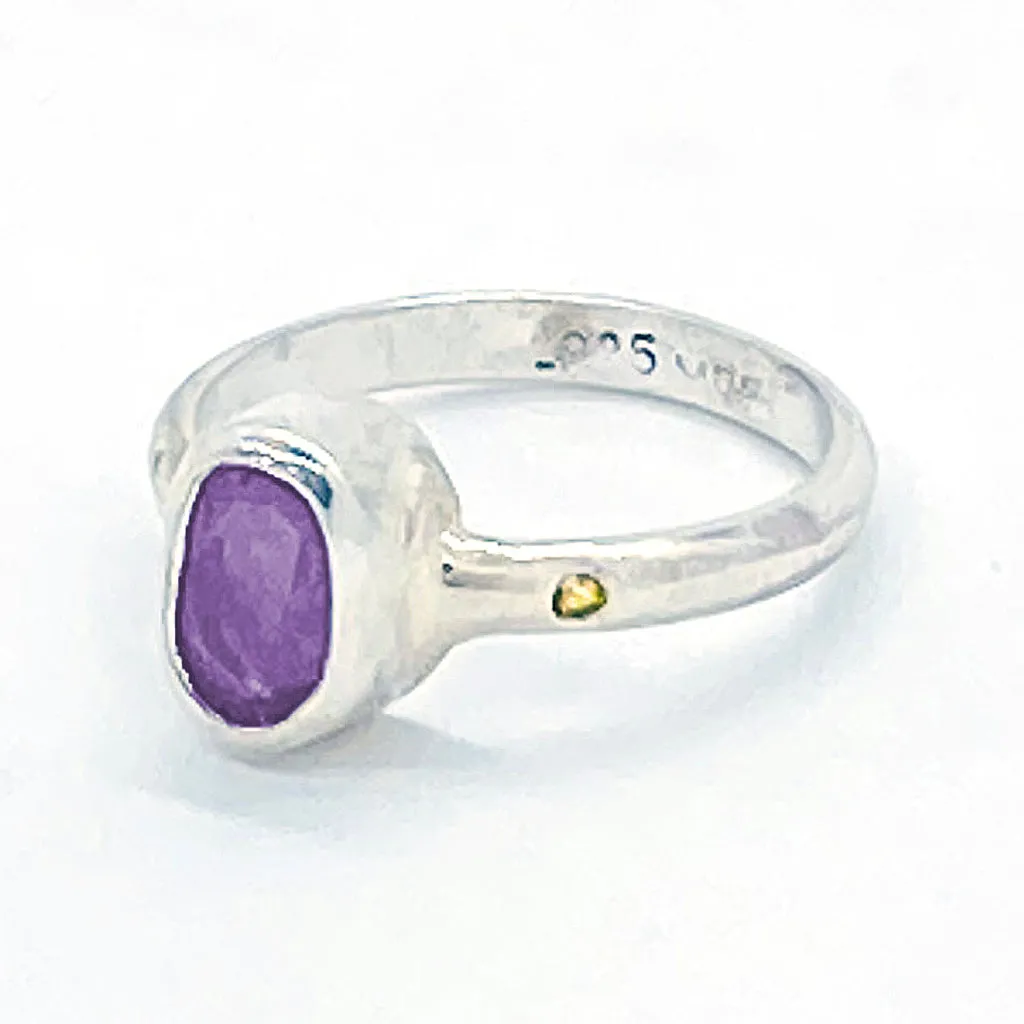 Amethyst & Citrine Ring (size 8 1/2)