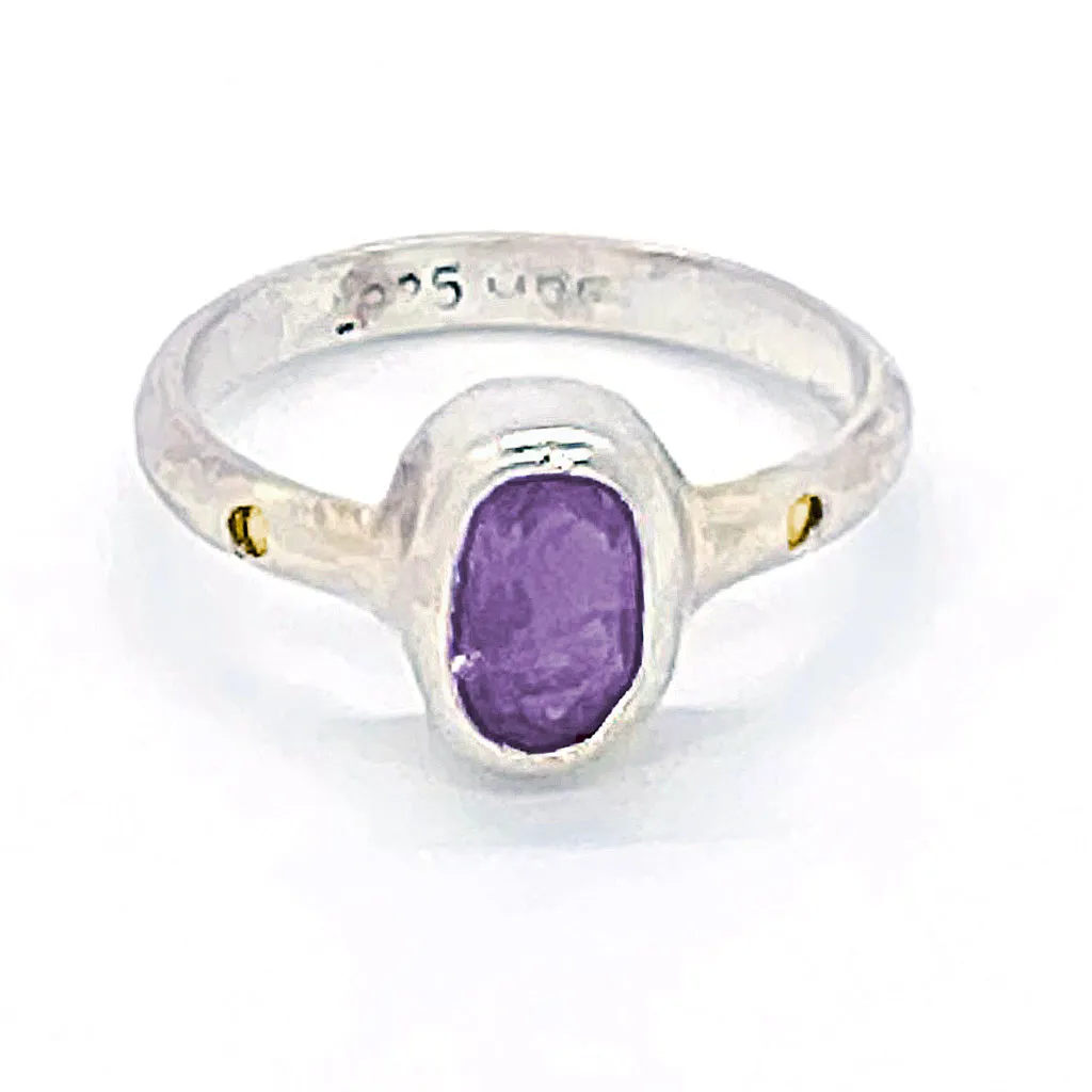 Amethyst & Citrine Ring (size 8 1/2)
