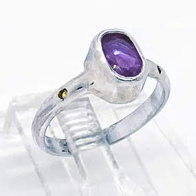 Amethyst & Citrine Ring (size 8 1/2)