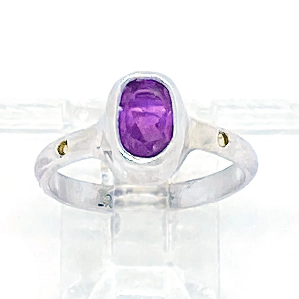 Amethyst & Citrine Ring (size 8 1/2)