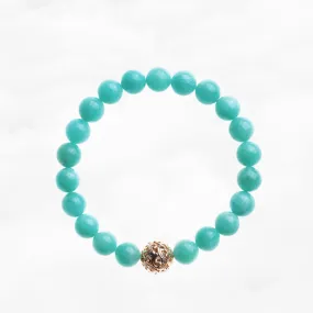 Auspicious Beaded Amazonite Bracelet