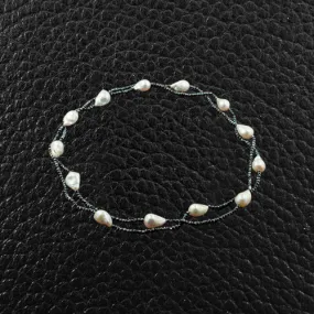 Baroque Pearl & Spinel Necklace