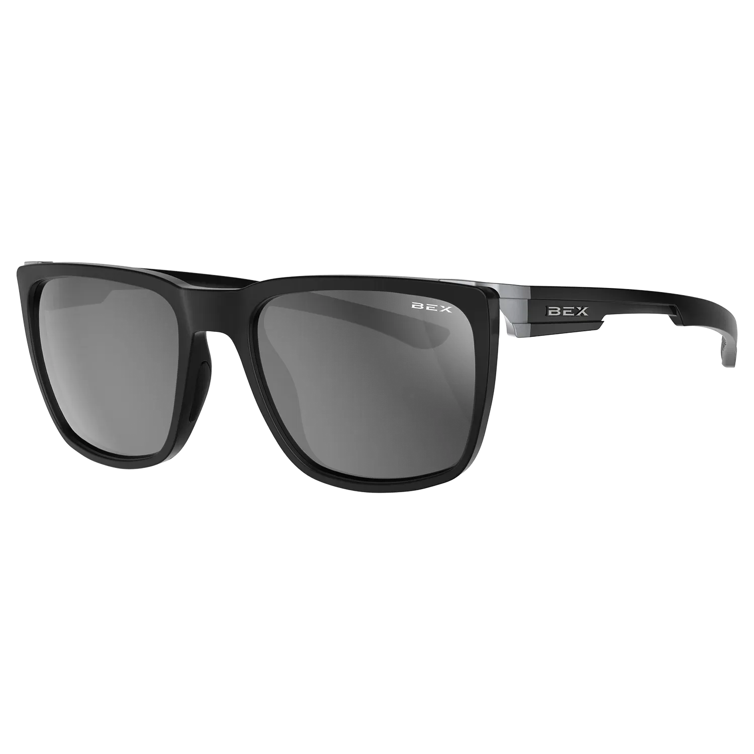 BEX Adams Black/Gray/Silver Sunglasses - S117BGS