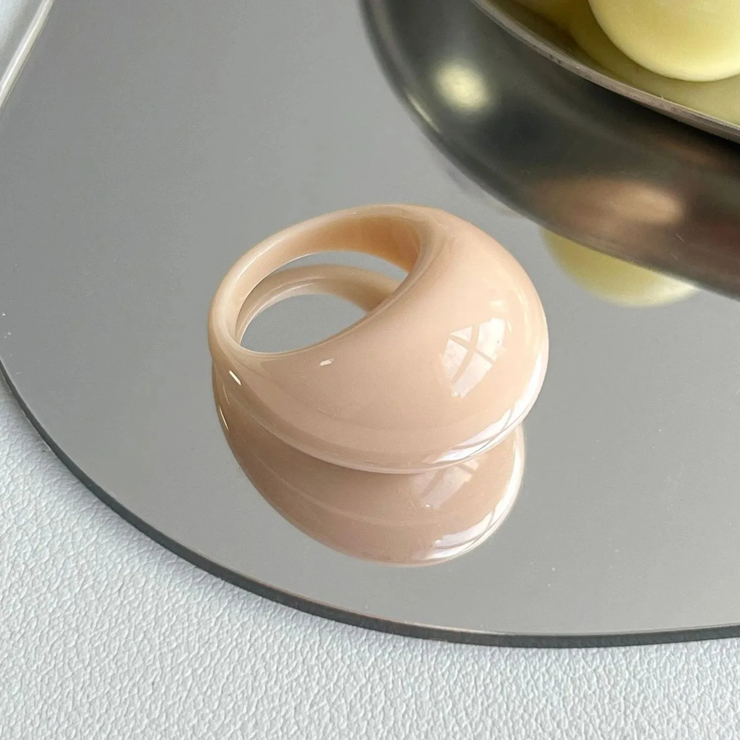 Big Round Acrylic Resin Rings.