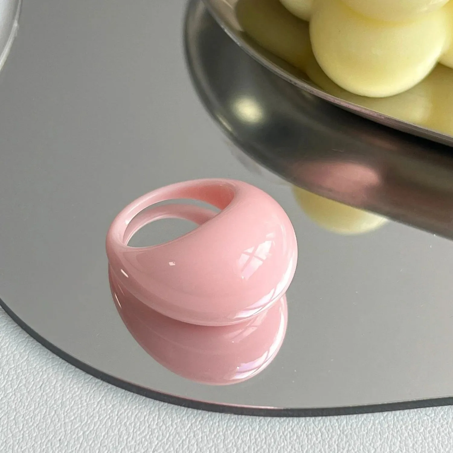 Big Round Acrylic Resin Rings.