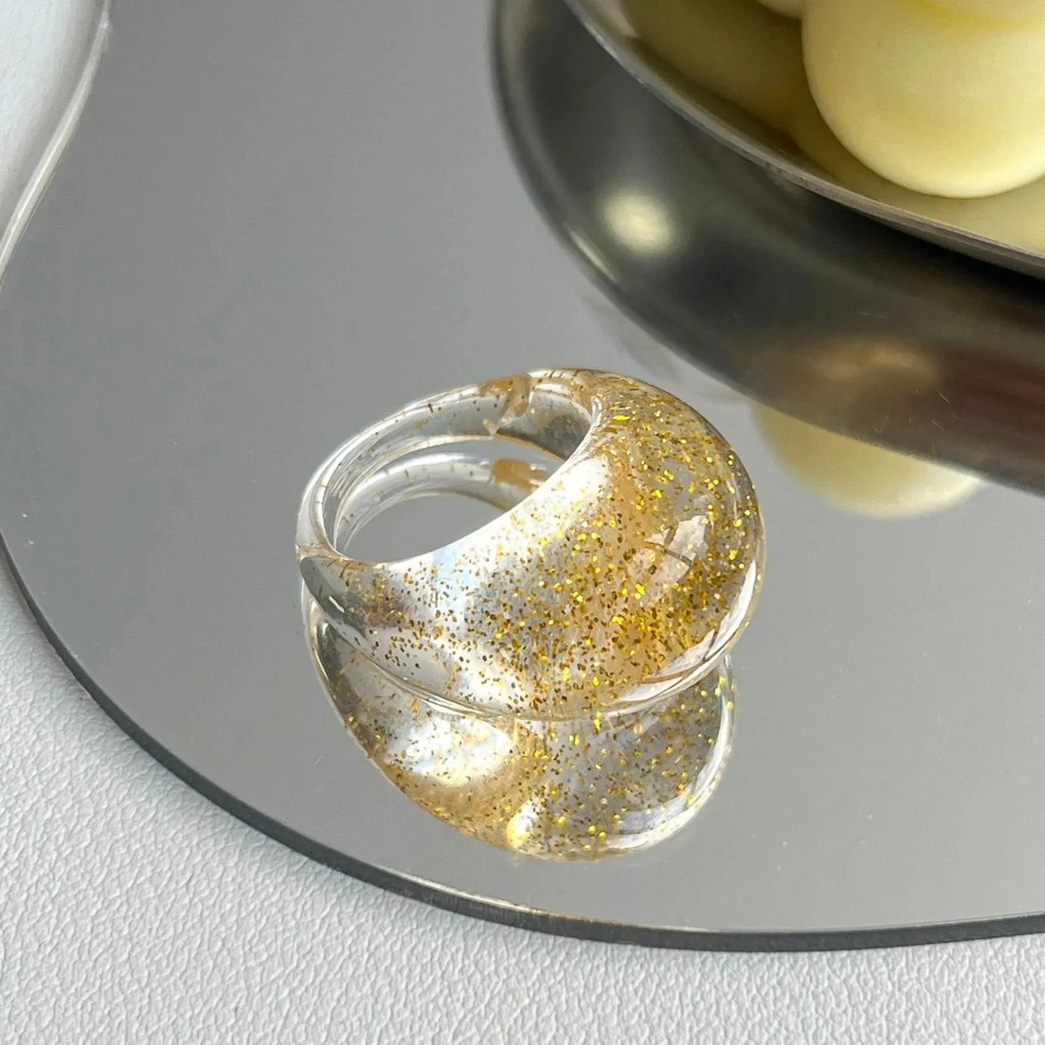 Big Round Acrylic Resin Rings.