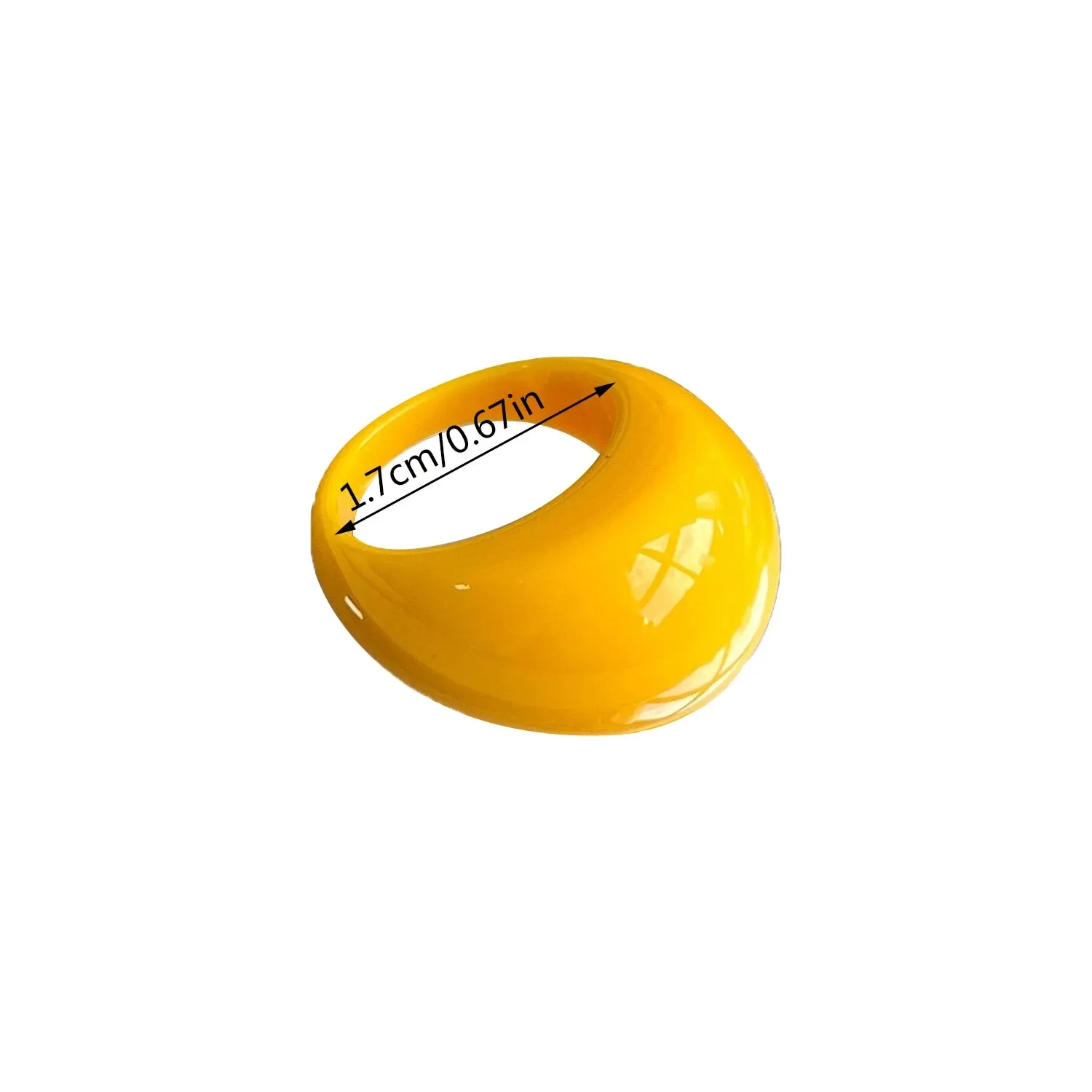 Big Round Acrylic Resin Rings.