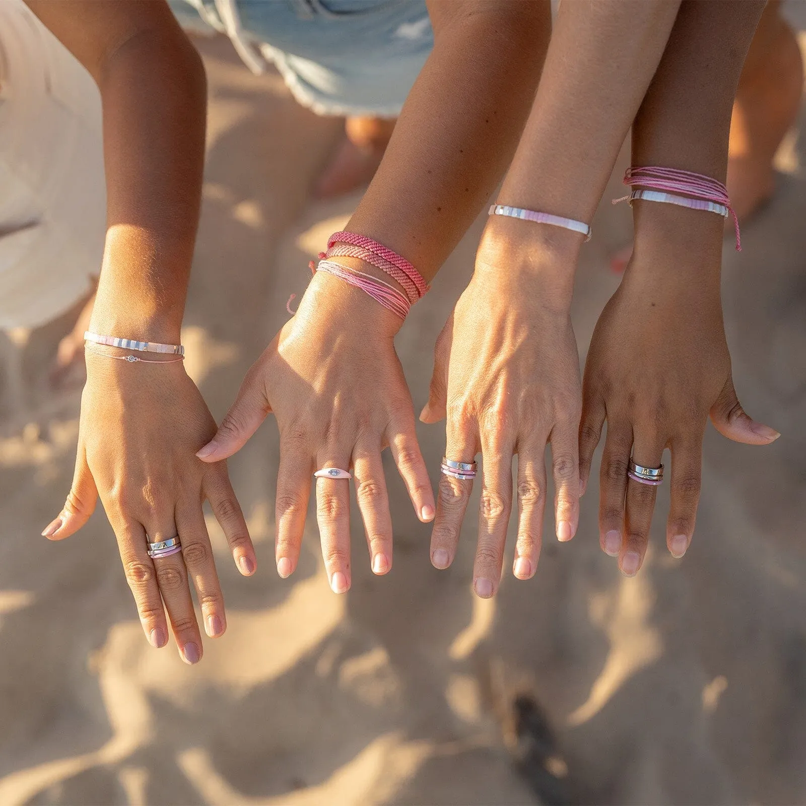 Boarding for Breast Cancer Marquise Enamel Ring