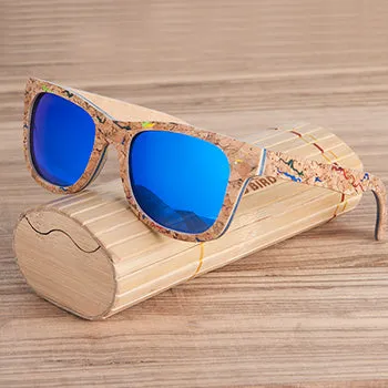 BOBO BIRD Brand Unique Wood Sunglasses Women Men Luxury Polarized Color Sun Glasses Retro with Memorial Gift for Drop Ship AG021
