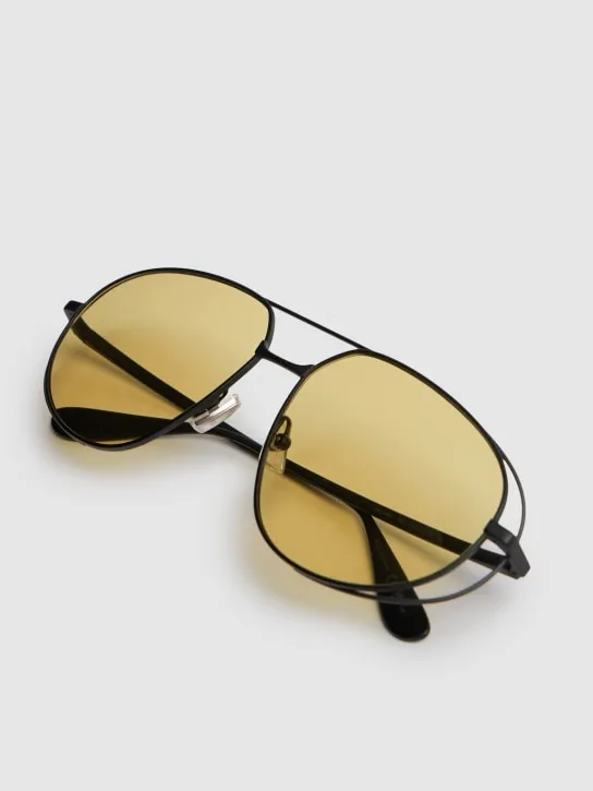 Bottega Veneta   BV1344S classic aviator metal sunglasses 