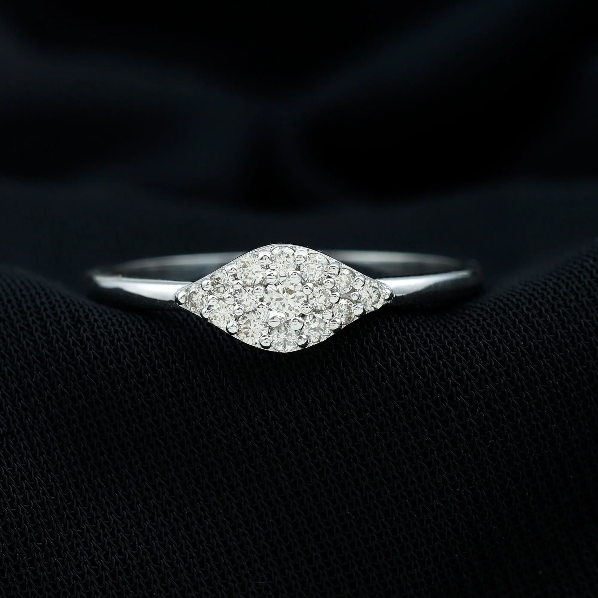 Certified Diamond Minimal Cluster Ring in Illusion Setting