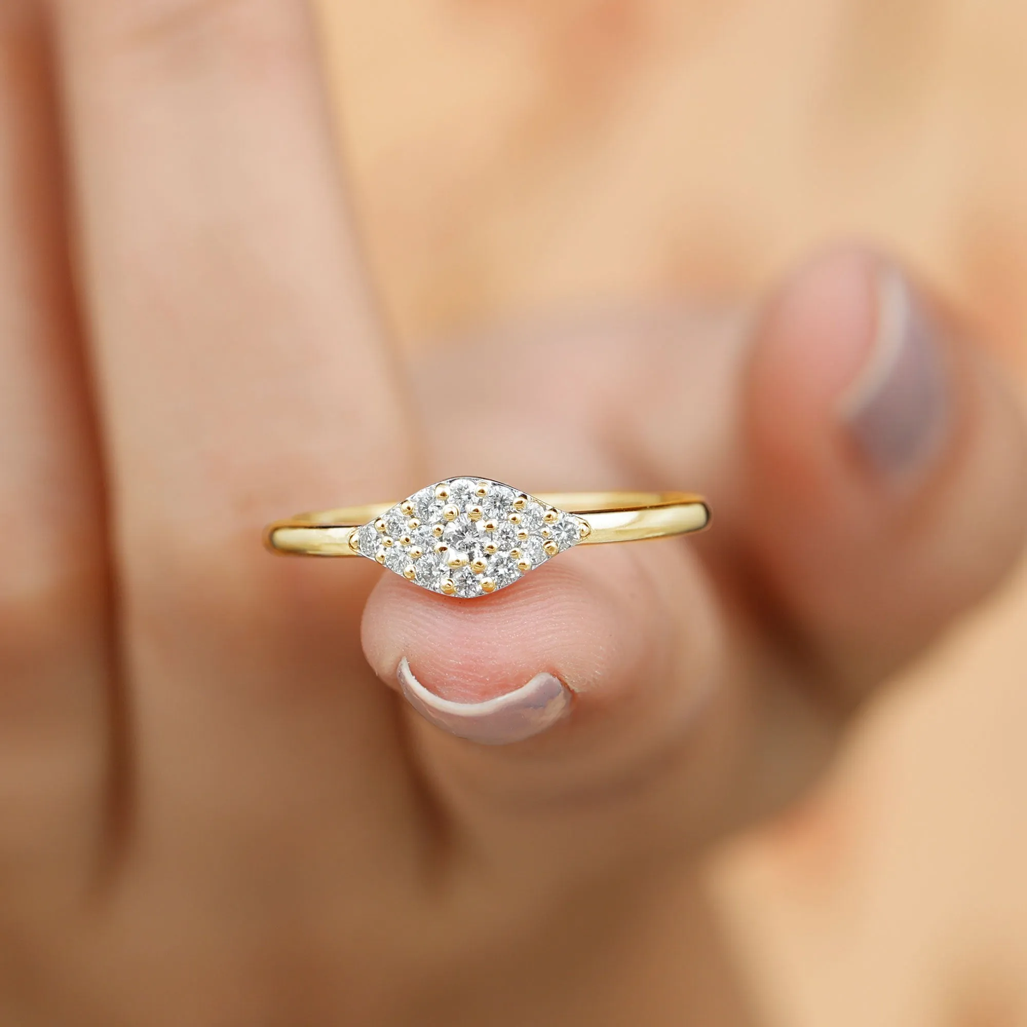 Certified Diamond Minimal Cluster Ring in Illusion Setting
