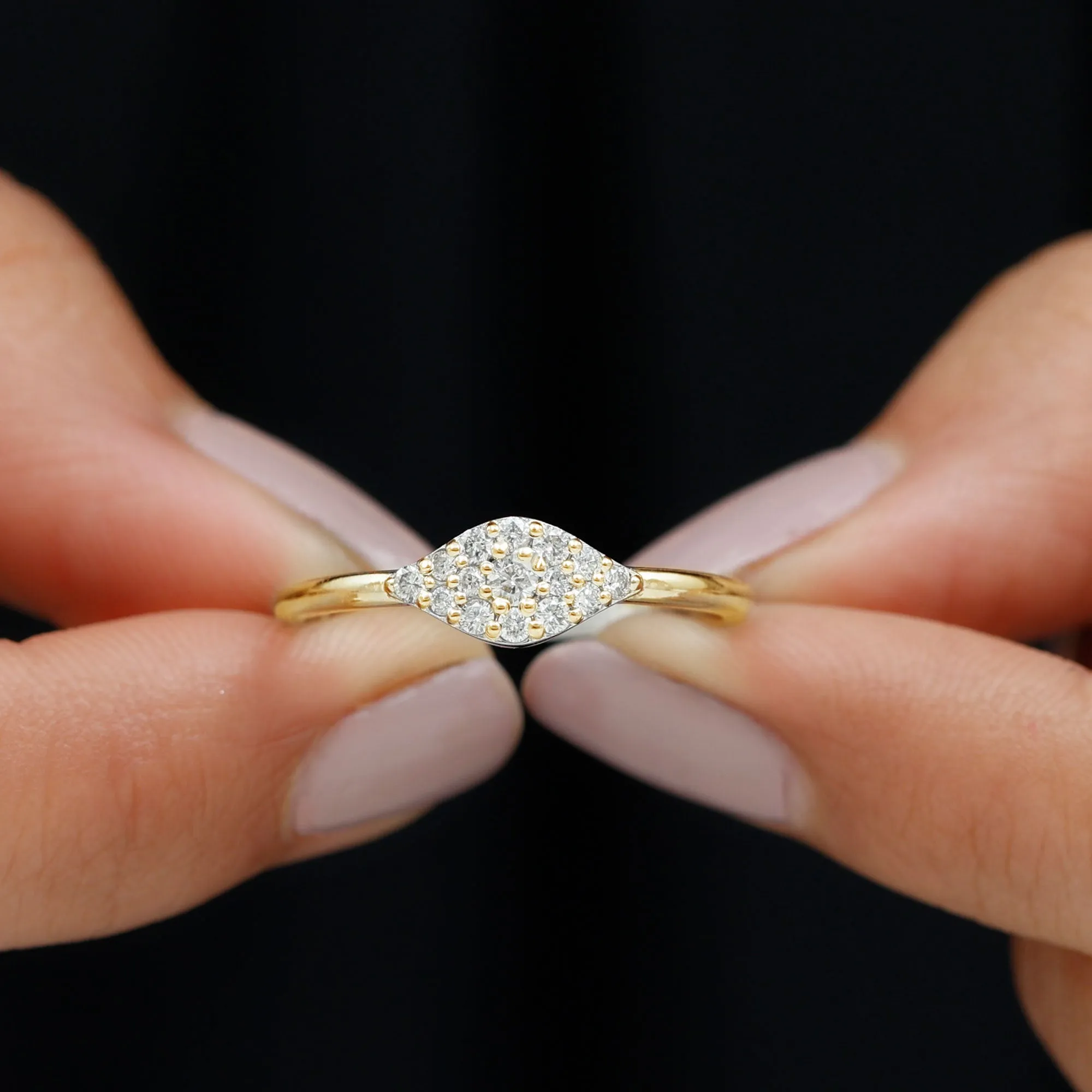 Certified Diamond Minimal Cluster Ring in Illusion Setting
