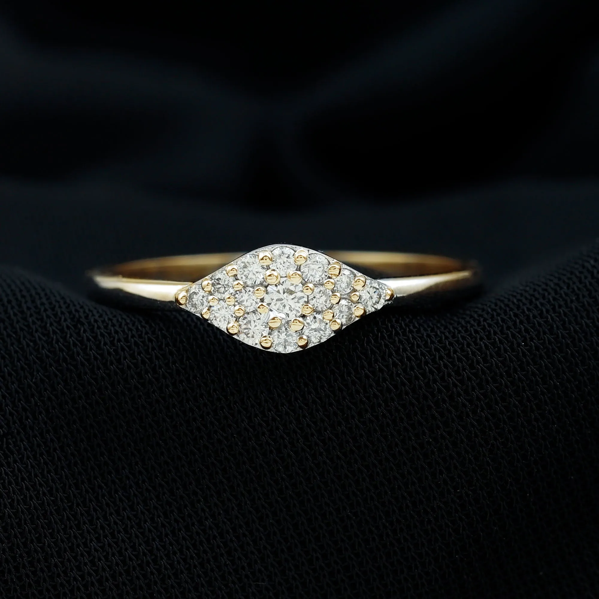 Certified Diamond Minimal Cluster Ring in Illusion Setting