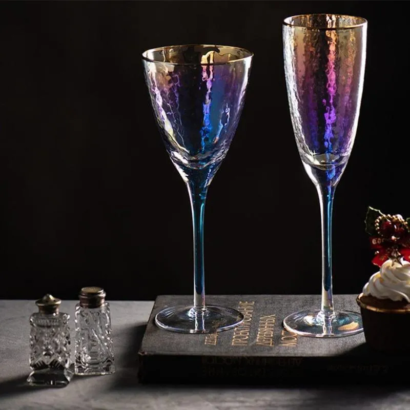 Champagne Glasses 4 Pcs Set(Lumière Arrosée-C)