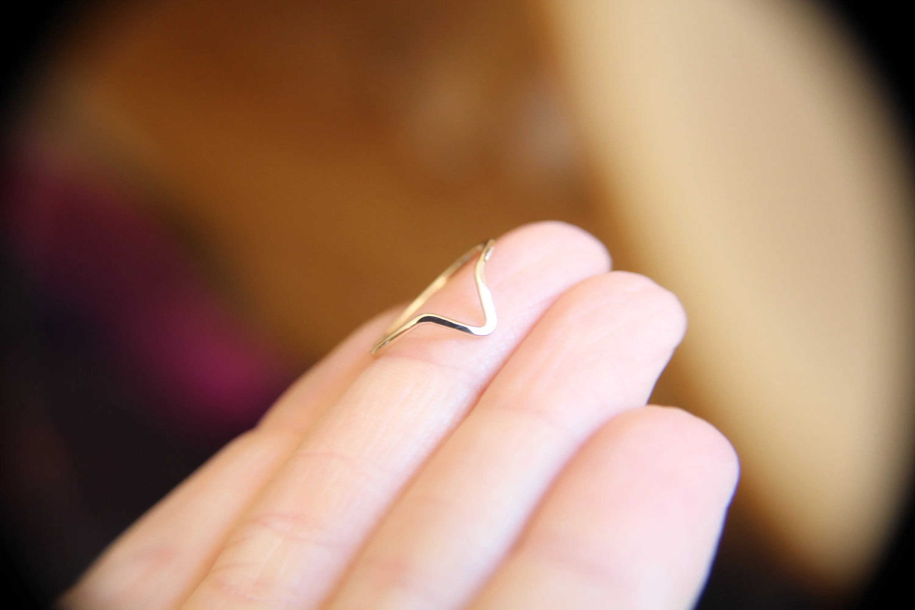 Chevron Ring,Gold Chevron Ring,Simple Traingle Band,Boho Ring,Minimalist Everyday Jewelry,Simple,Gift,Modern Ring,Geometric Ring,Chevron