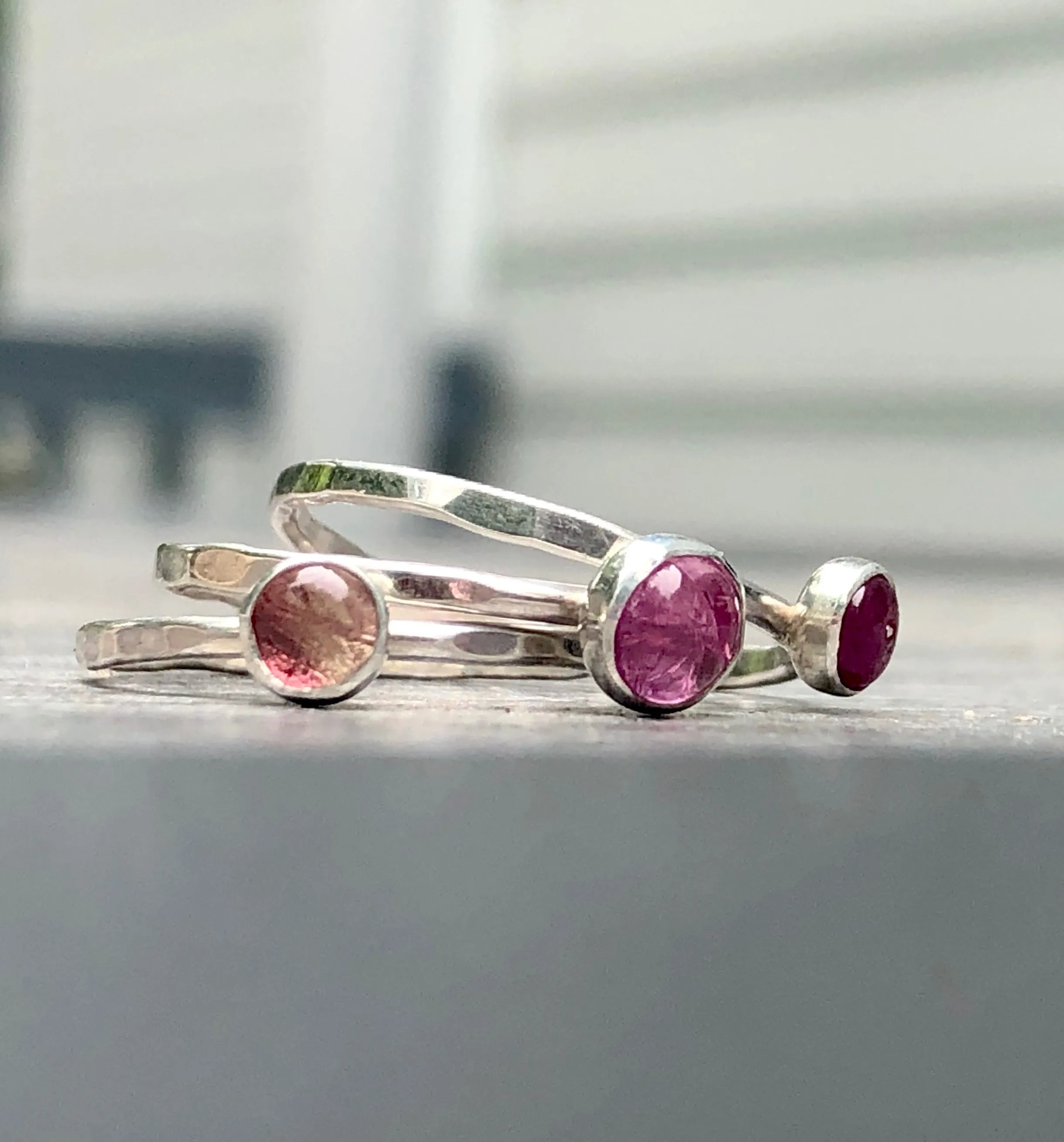 Chloe - Pink Tourmaline Ring