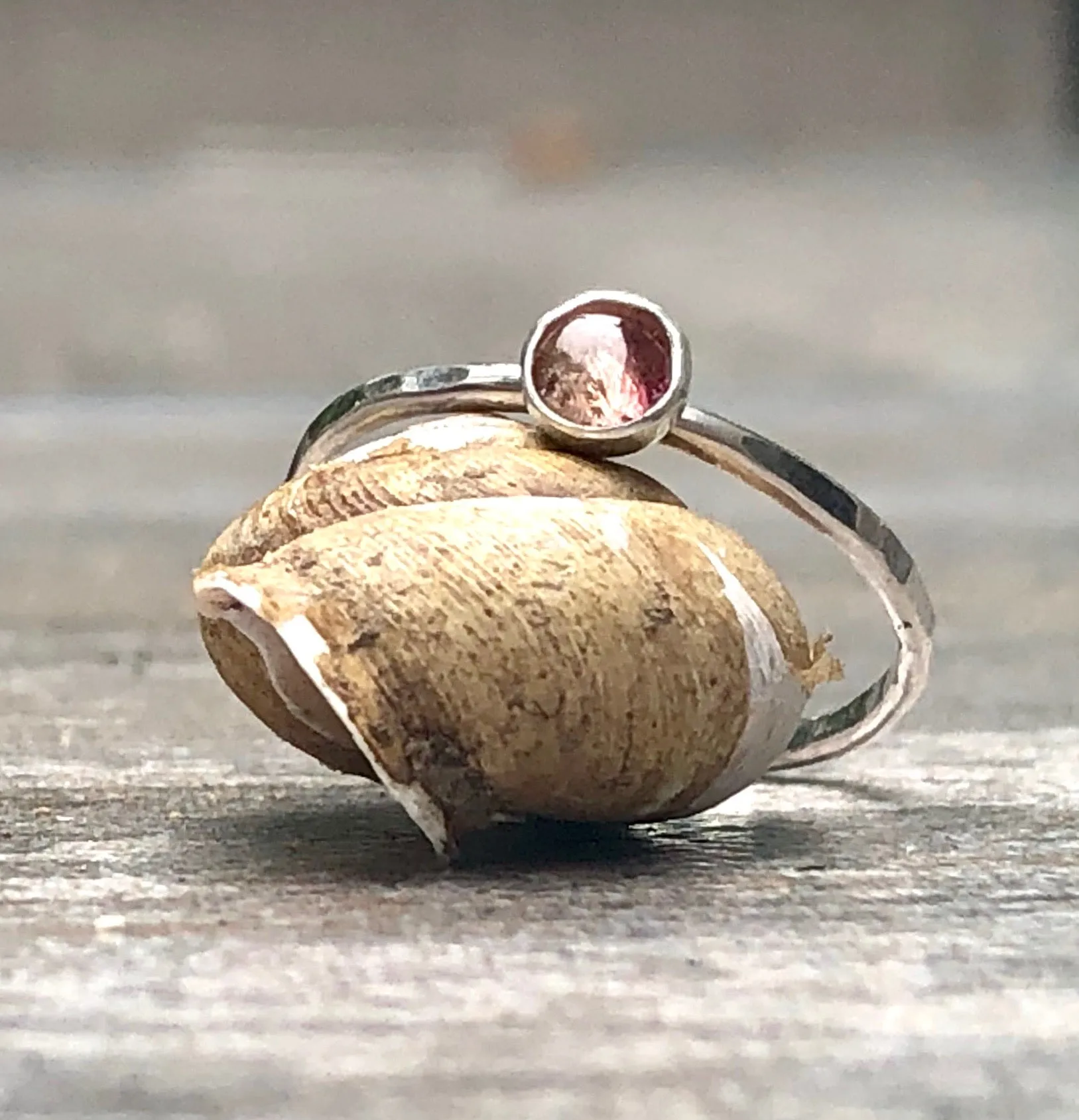 Chloe - Pink Tourmaline Ring