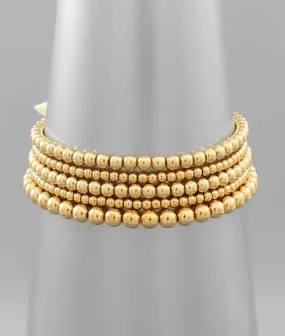 Dainty Beaded Bracelet Set