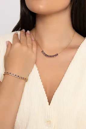 Danna Amethyst Tennis Bracelet