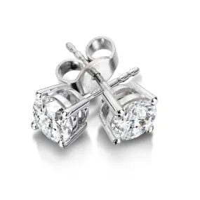 DIAMOND SOLITAIRE STUD EARRINGS
