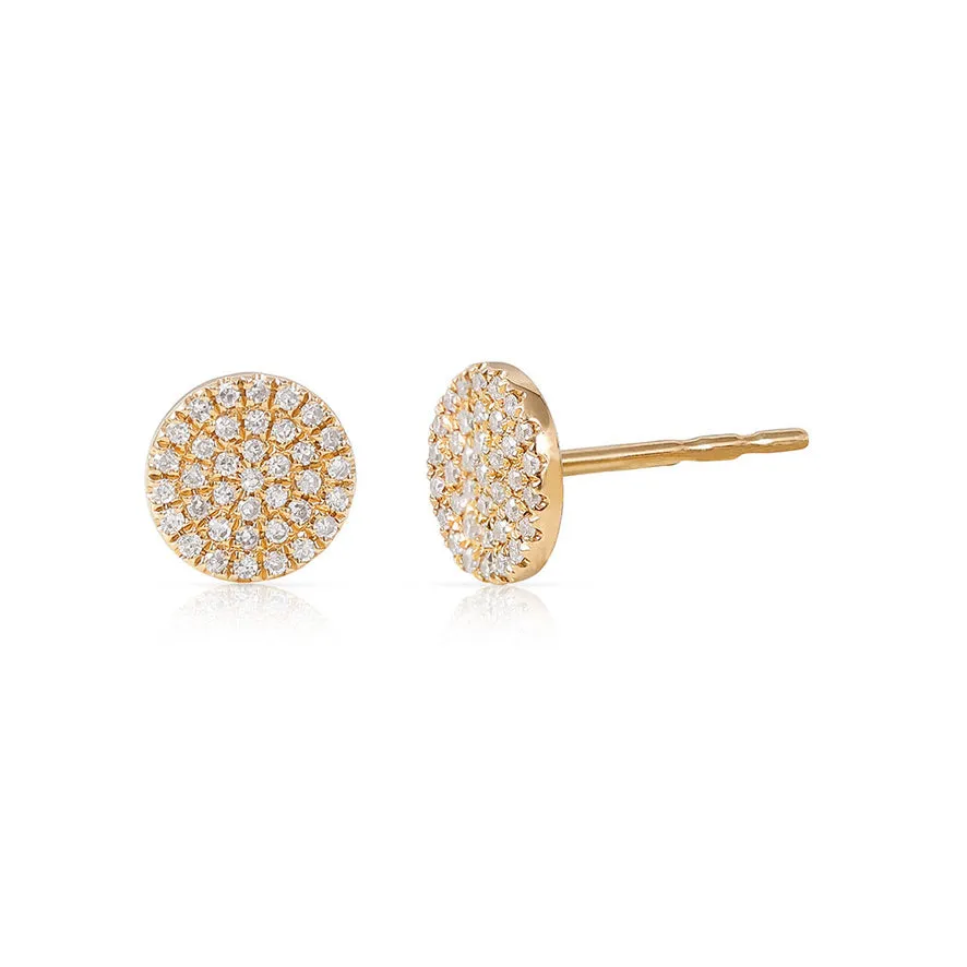 DIAMOND TWO PART TASSEL DROP EARRINGS