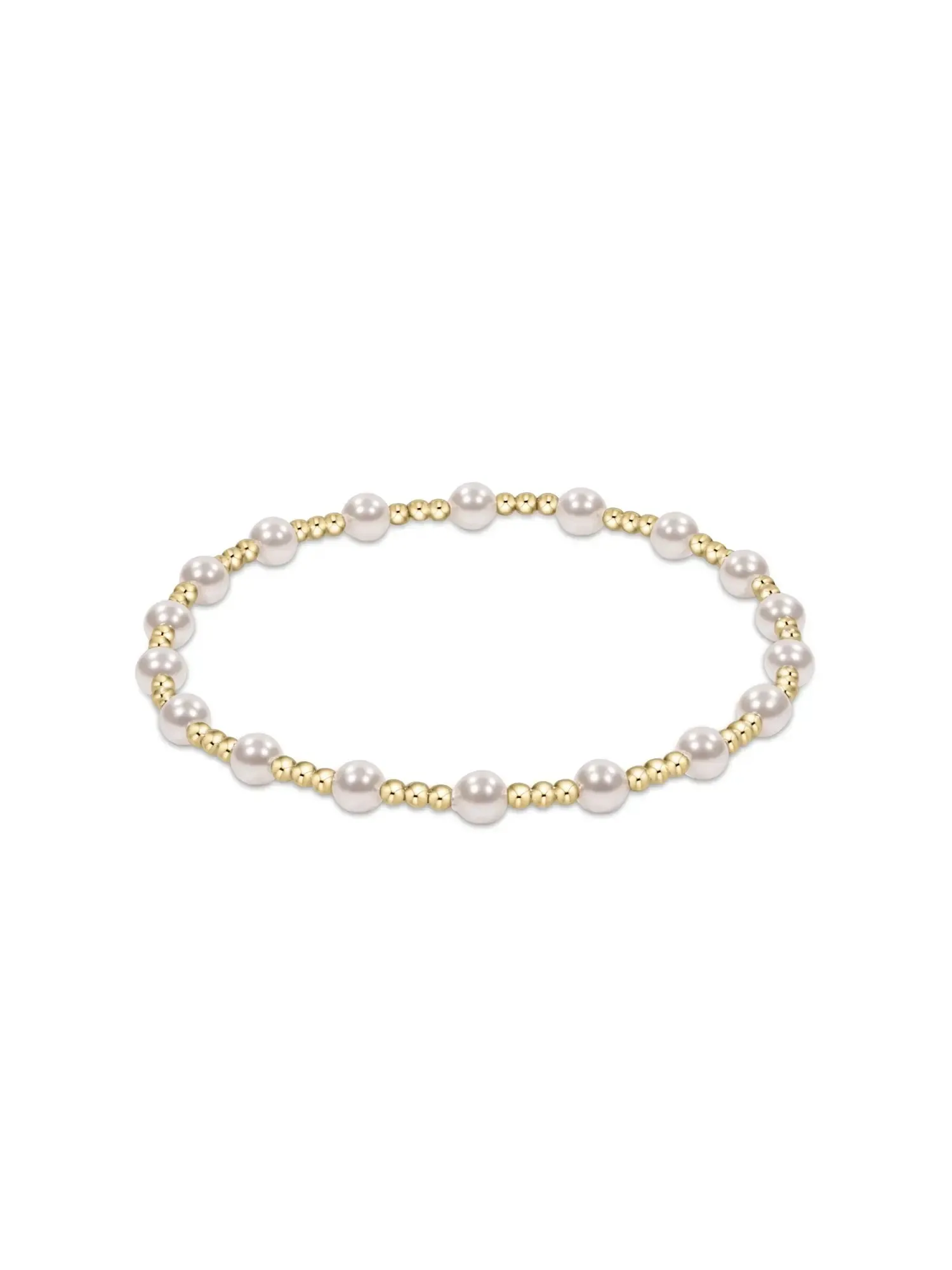enewton Classic Sincerity Pattern Pearl Bead Bracelet