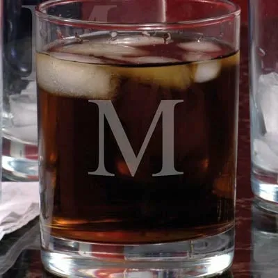 Etched Drinking Glasses (Set of 4)