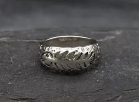 Fish Bone Ring - Silver Fish Ring - Artistic Silver Ring