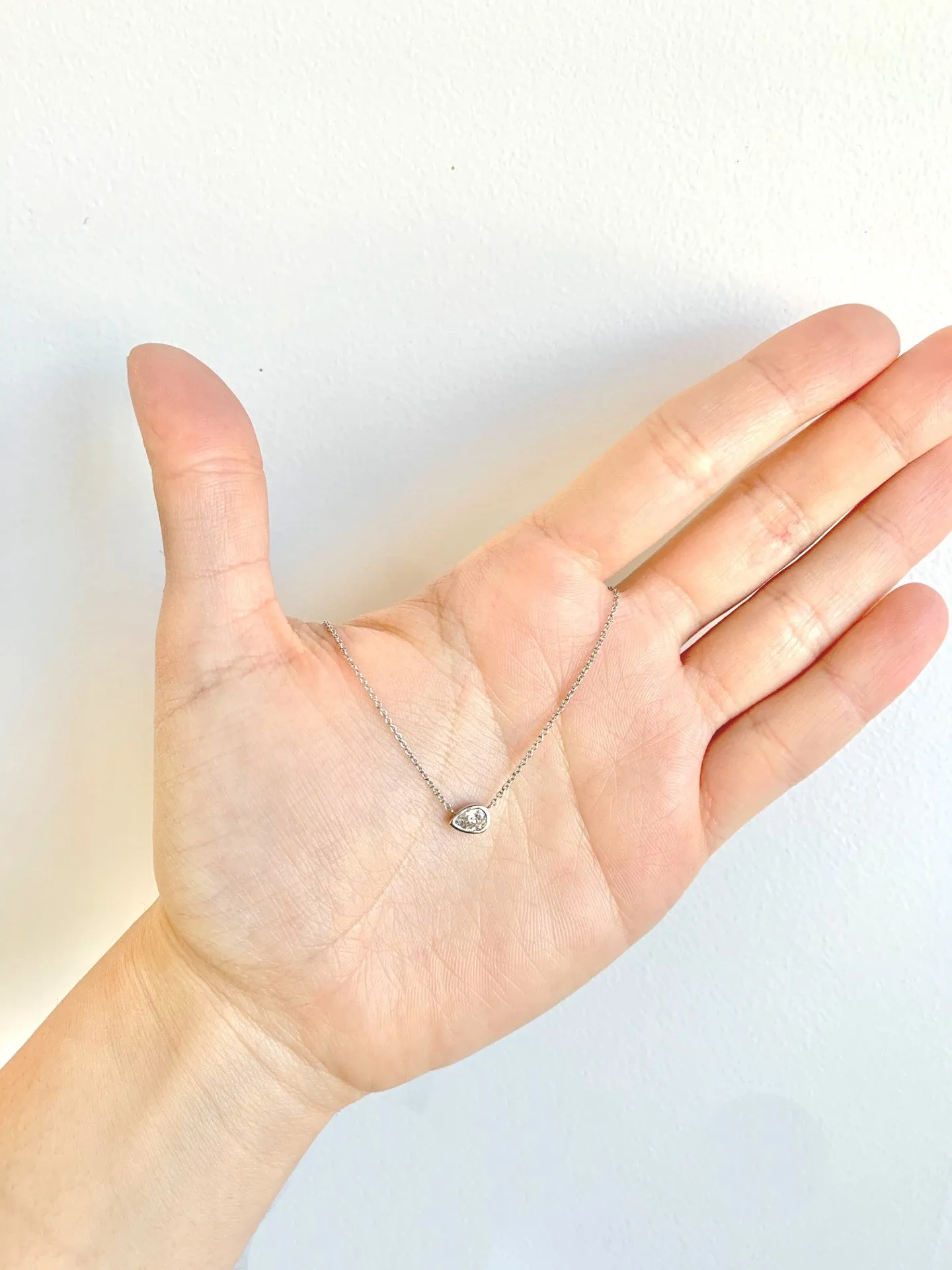 Forevermark Pear Shaped Diamond Necklace