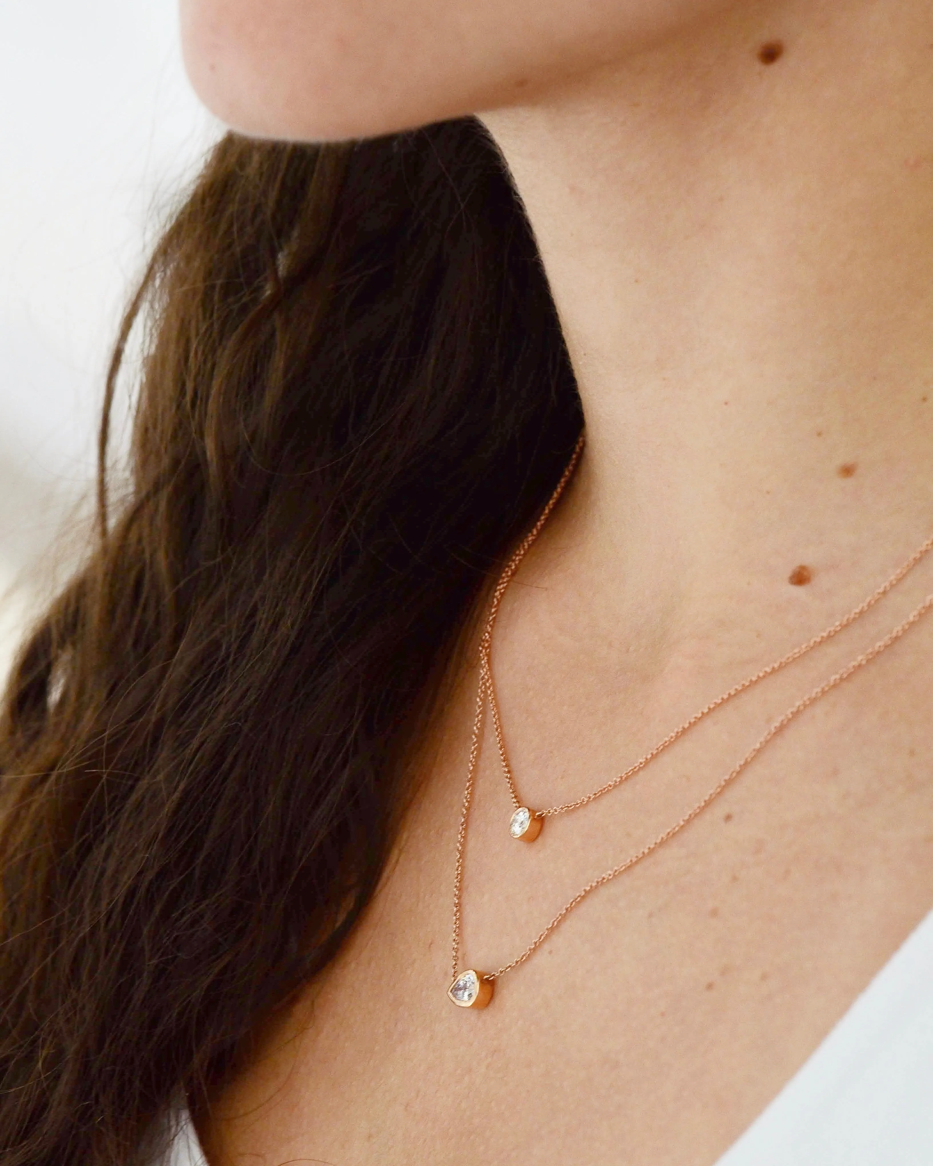 Forevermark Pear Shaped Diamond Necklace