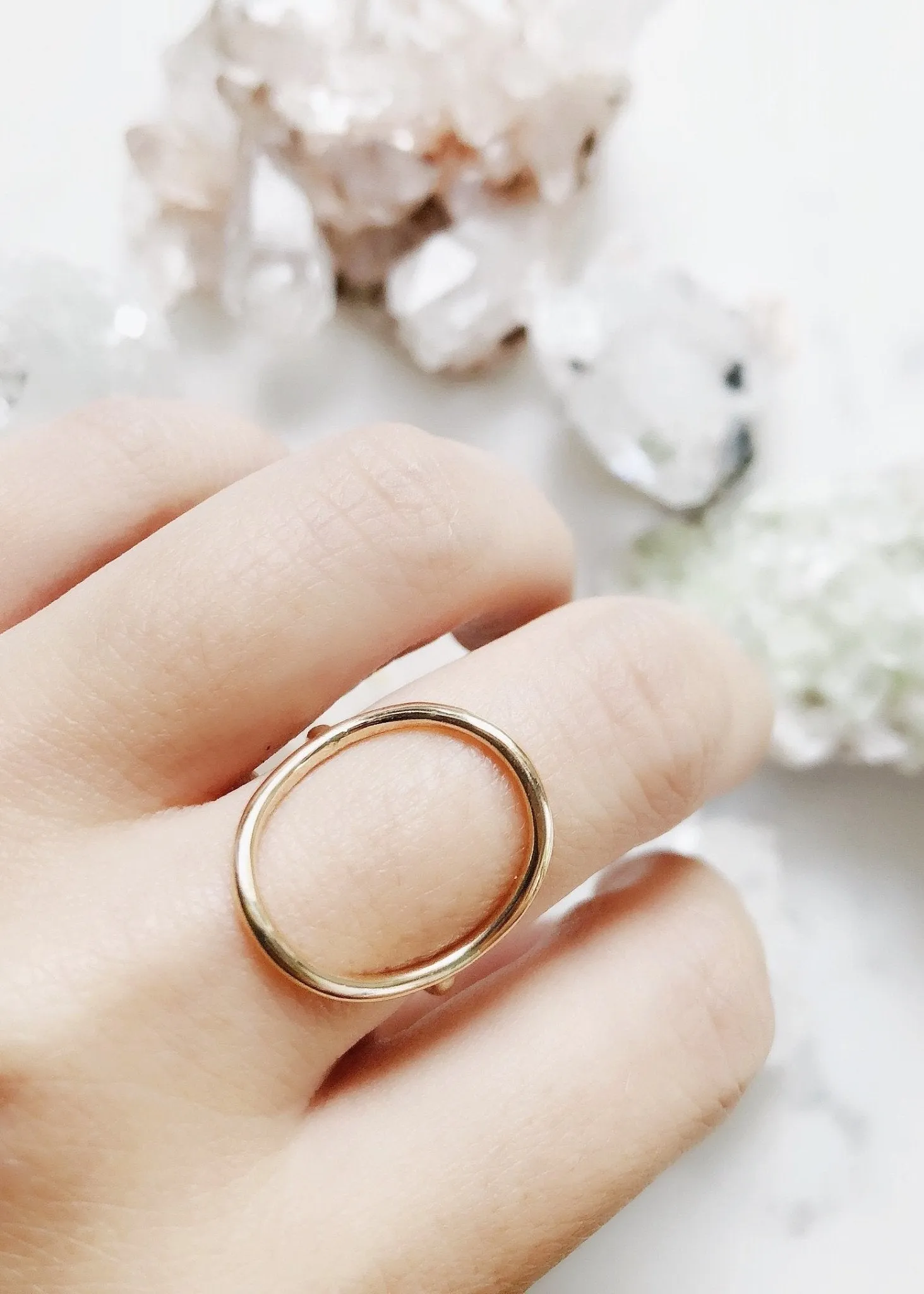 Gold Circle Ring - Pomaika'i