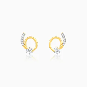 Gold Gentle Passion Diamond Earrings
