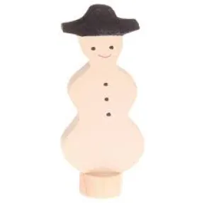 Grimm's Candle Holder Decoration-Snowman