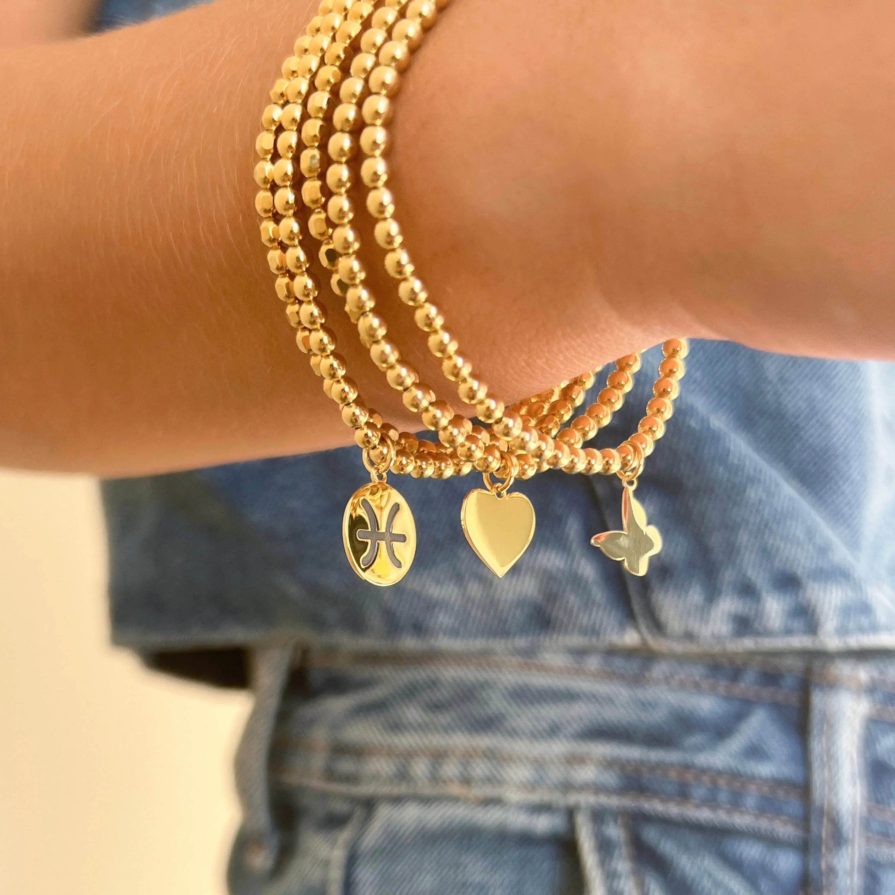 Heart Beaded Bracelet