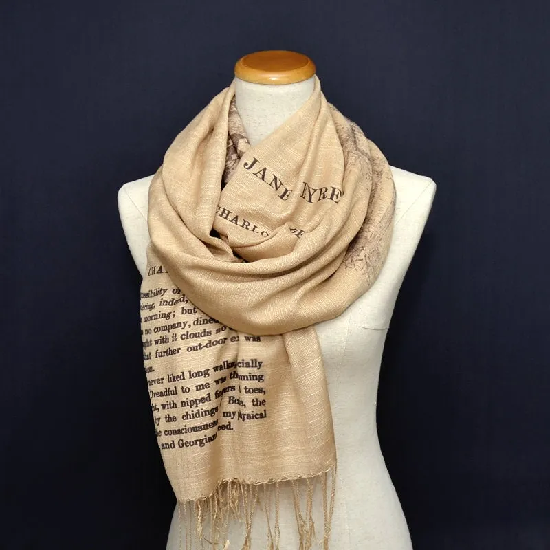 Jane Eyre by Charlotte Brontë Scarf/Shawl/Wrap