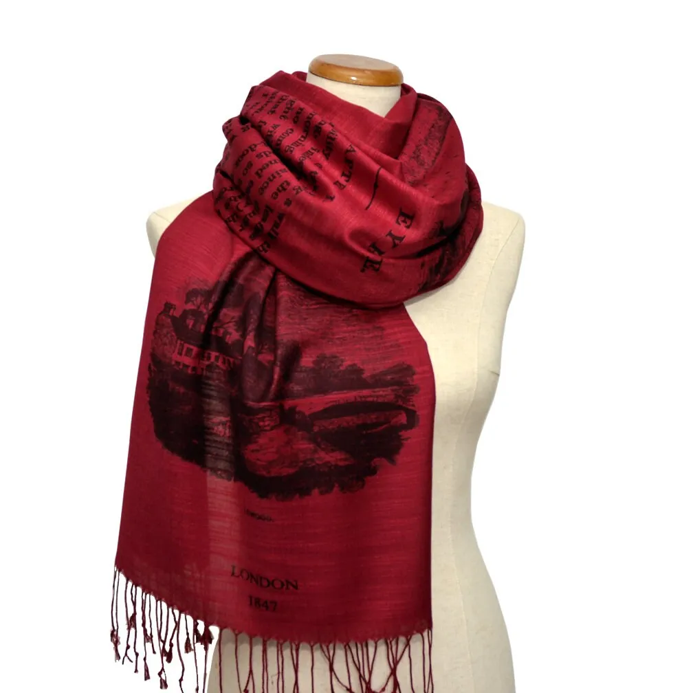 Jane Eyre by Charlotte Brontë Scarf/Shawl/Wrap