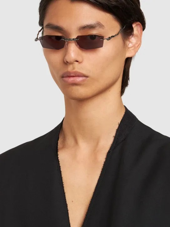 Kuboraum Berlin   H40 metal Machinery Rimless sunglasses 