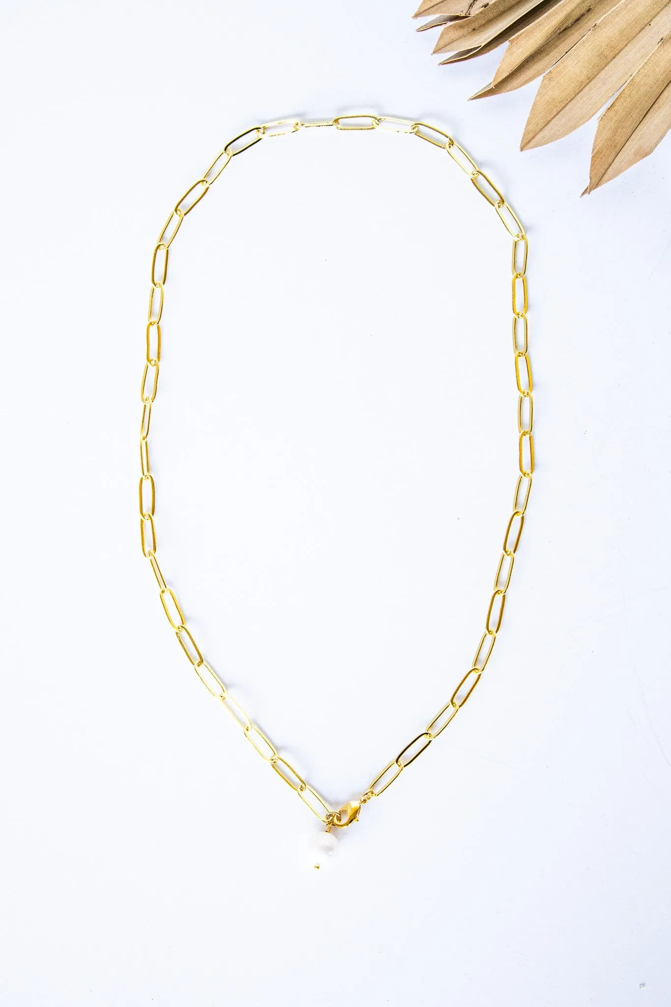 La Perla Link Lariat Necklace