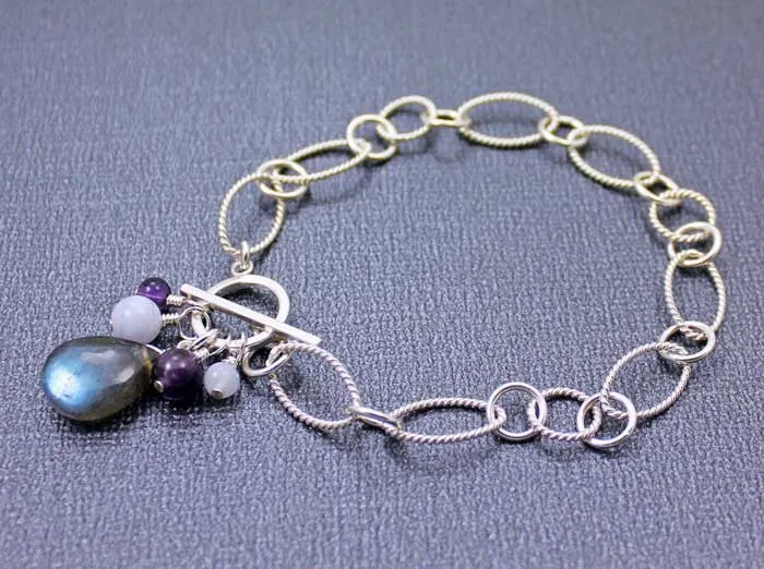 labradorite amethyst bracelet