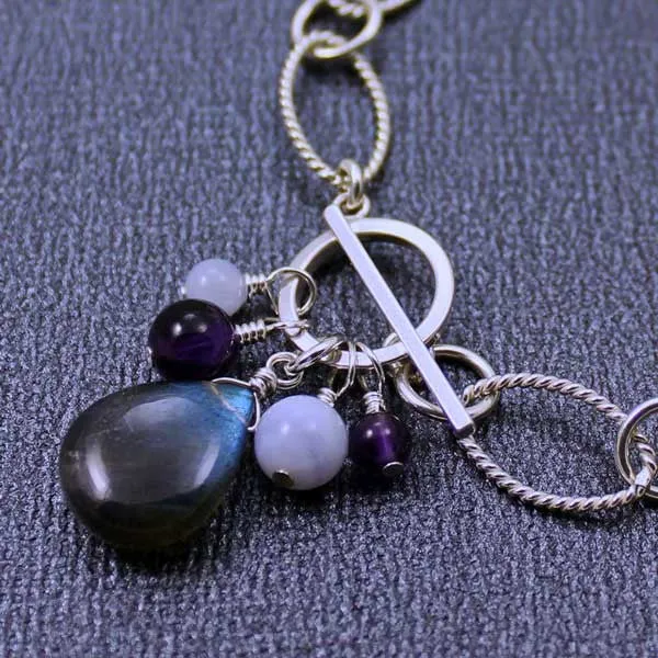 labradorite amethyst bracelet