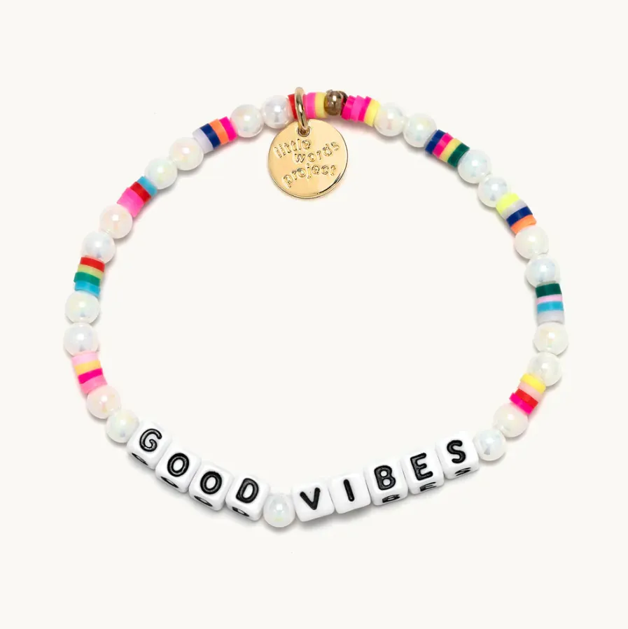 Little Word Project Good Vibes Bracelet M/L
