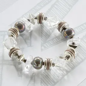 Mimi Crystal Bracelet – Grey