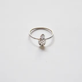 Mini Silver Pineapple Ring