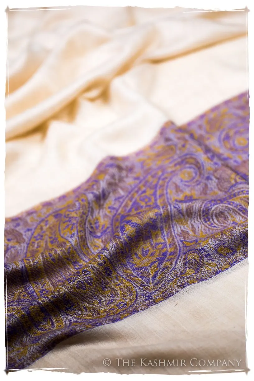 Nafisa Paisley Frontière Pashmina Cashmere Scarf
