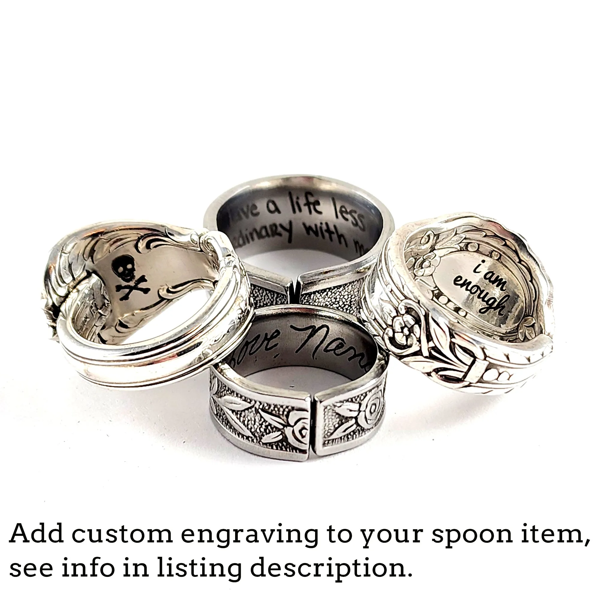 Northland Spring Fever Stainless Steel Spoon Wrap Around Ring